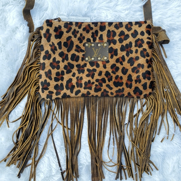 Keep it Gypsy Pink Fringe Crossbody Only - Picture 3 of 6